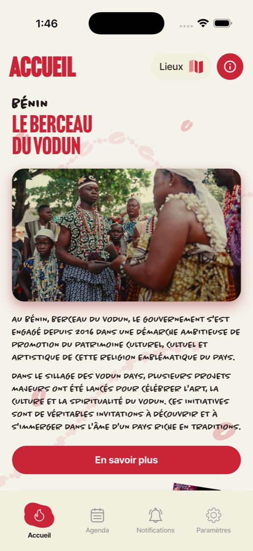 Vodun Days · accueil